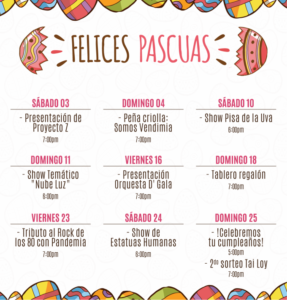 Plaza del Sol Huacho - Eventos marzo