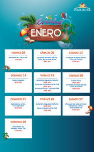 Plaza del Sol Ica - Eventos enero