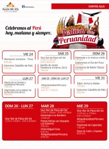 Plaza del Sol Ica - Eventos Julio