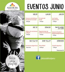 Plaza del Sol Piura - Eventos Junio