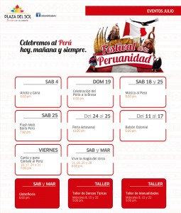 Plaza del Sol Piura - Eventos Julio