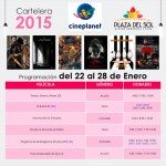 Plaza del Sol Piura – Cartelera del 22 al 28 de Enero