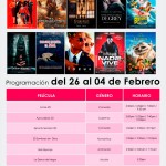 Cartelera de Cine 26 de Febrero al 04 de Marz