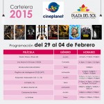 Plaza del Sol Piura – Cartelera del 29 de Enero al 04 de Febrero