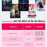 Plaza del Sol Pira – Cartelera del 30 de Abril al 06 de Mayo