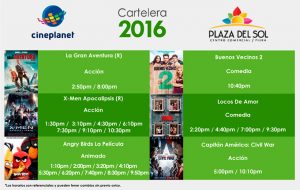 Plaza del sol Piura - Cartelera del 19 al 25 de mayo