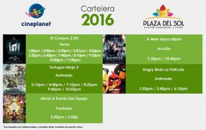 Plaza del sol Piura - Cartelera