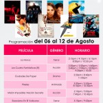 Plaza del Sol Piura – Cartelera del 06 al 12 de Agosto